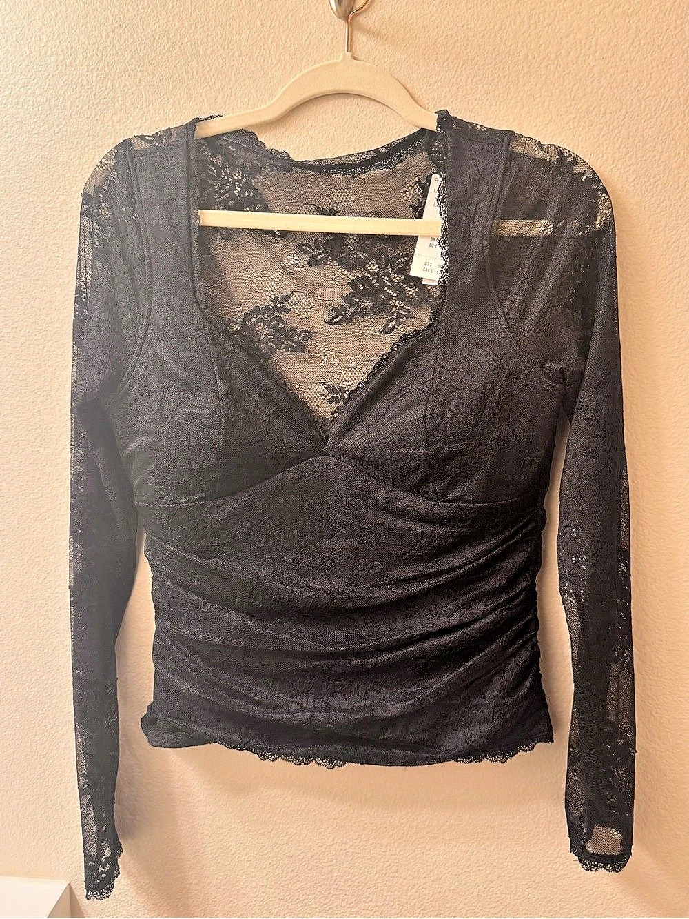 Abercrombie Black Lace Going Out Top